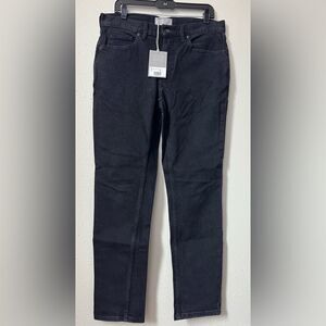 NWT Everlane Organic Cotton Slim Jeans in Black Size 32 X 30